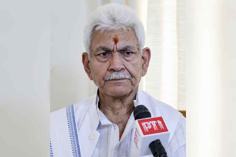 Lieutenant governor Manoj Sinha